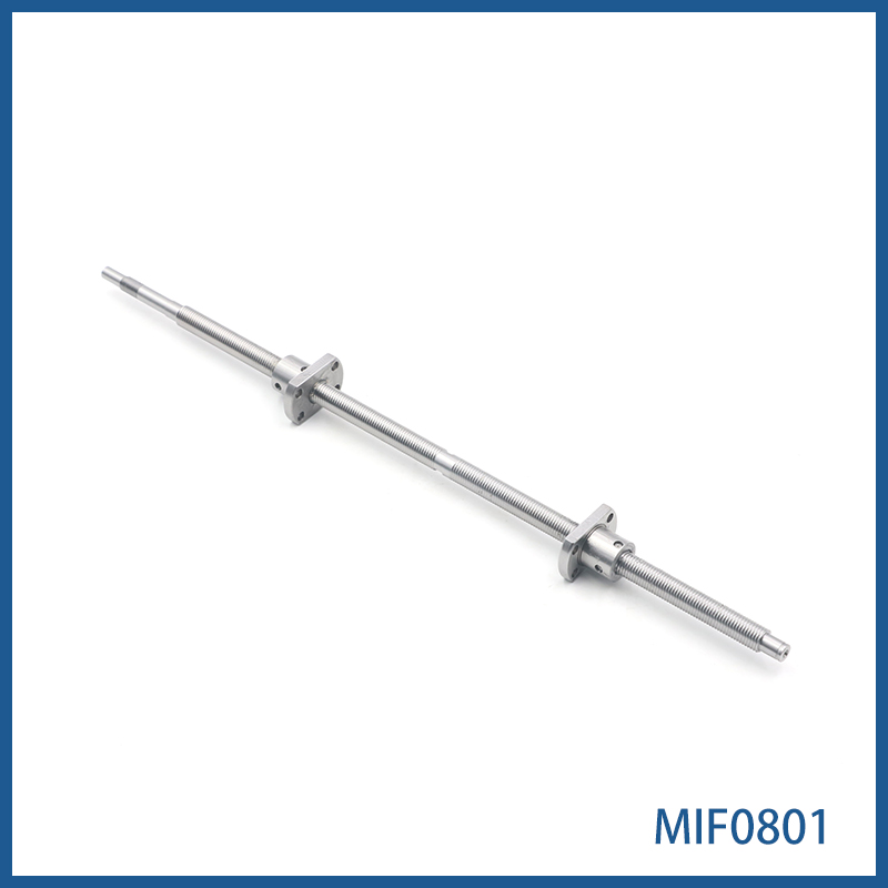 直径8mm 导程1mm WKT研磨精密微型滚珠丝杆  MIF0801 非标定制 精度C3 C5 