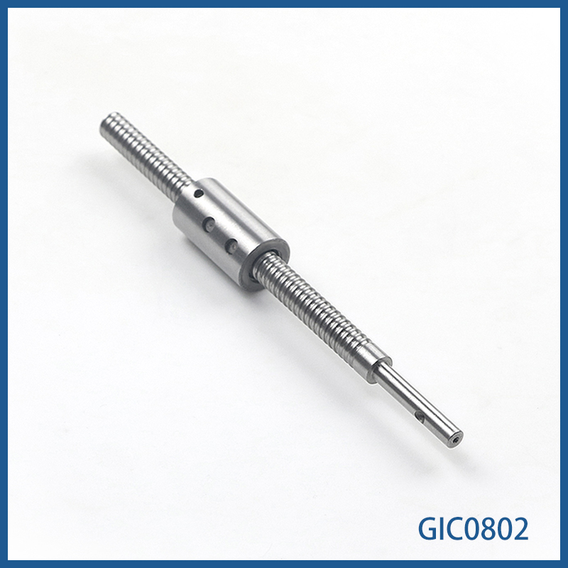 直径8mm 导程2mm WKT研磨精密微型滚珠丝杆 GIC0802 非标定制 精度C3 C5